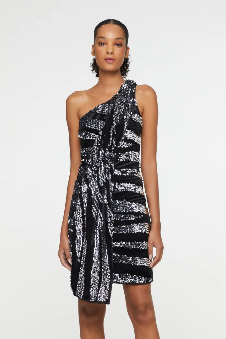 Vestido Animale Mini Drapeado