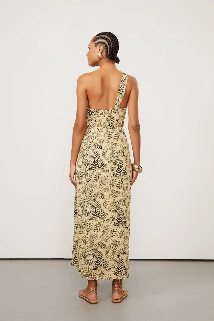 Vestido Animale Duplo Folhagem