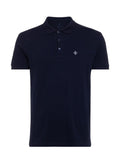 Polo mc Essentials Algodao Azul Marinho