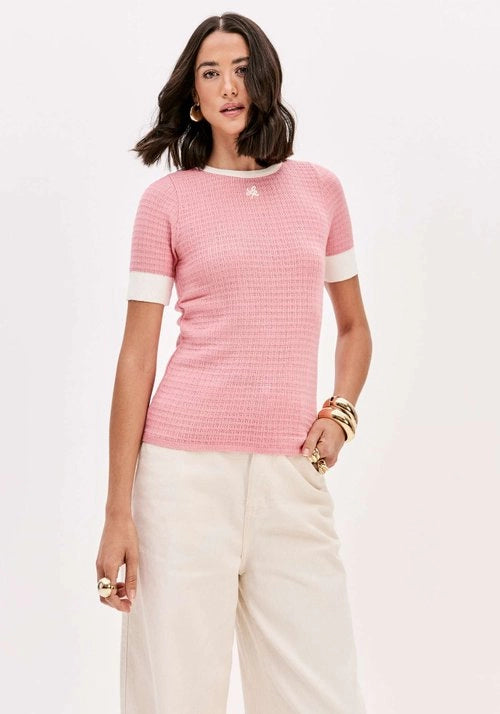 Blusa De Tricot Manga Curta