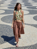 Saia Cropped Bolso