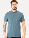 Polo Aramis Masculina Piquet Lisa Po.10.0168 Cinza Mescla