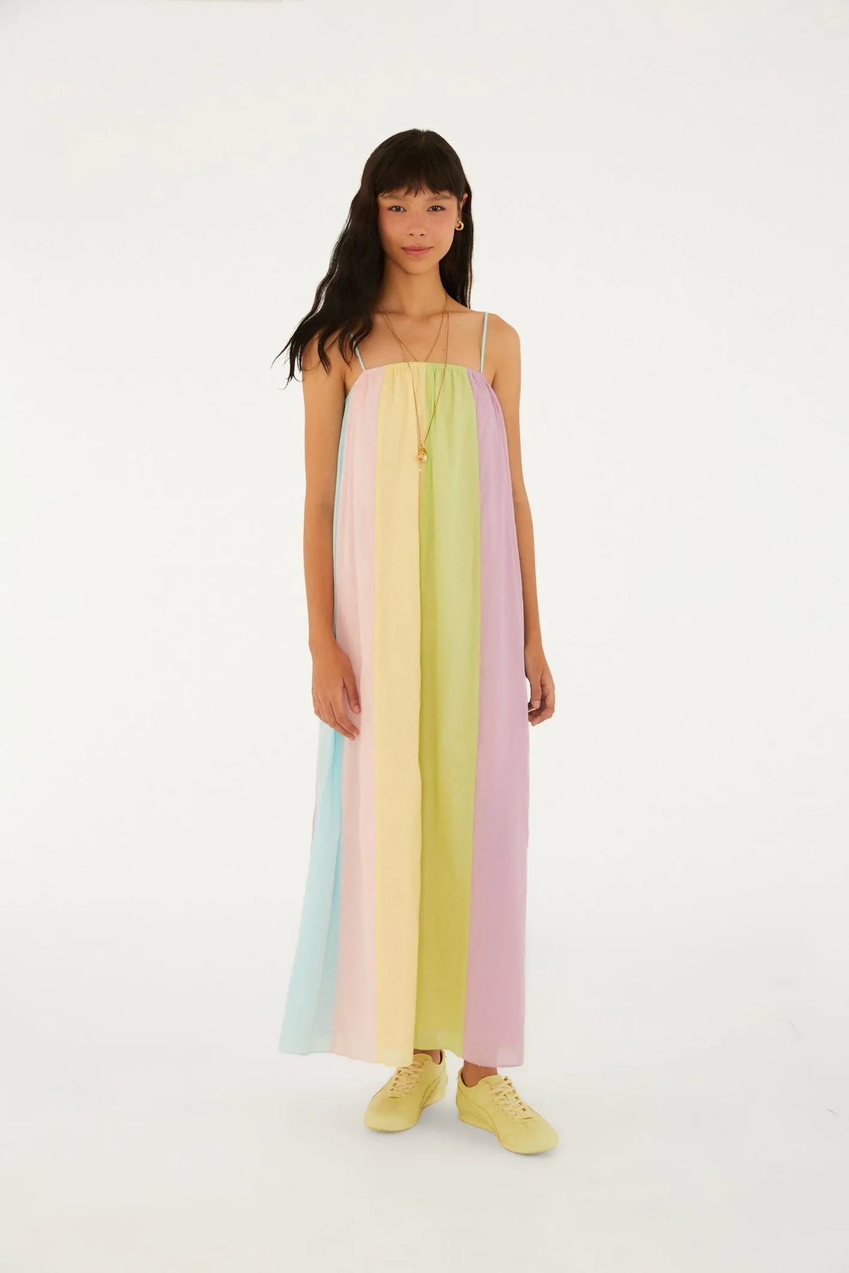 Vestido Farm Longo Patch