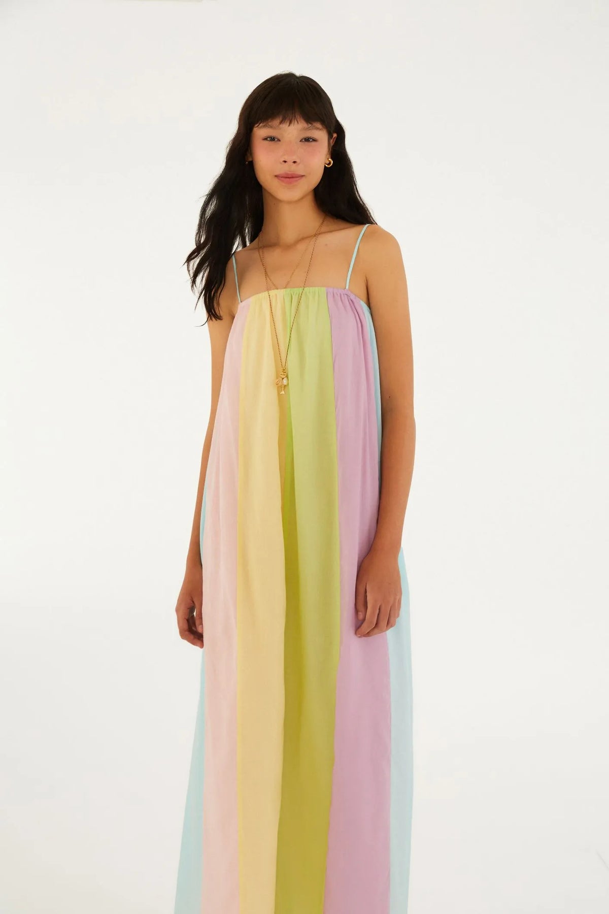 Vestido Farm Longo Patch