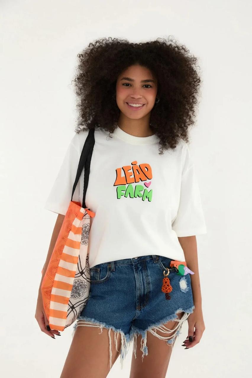 T-shirt Farm Est Silk Leao