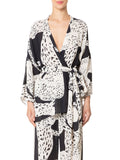 Kimono Animale Lenço Pantera