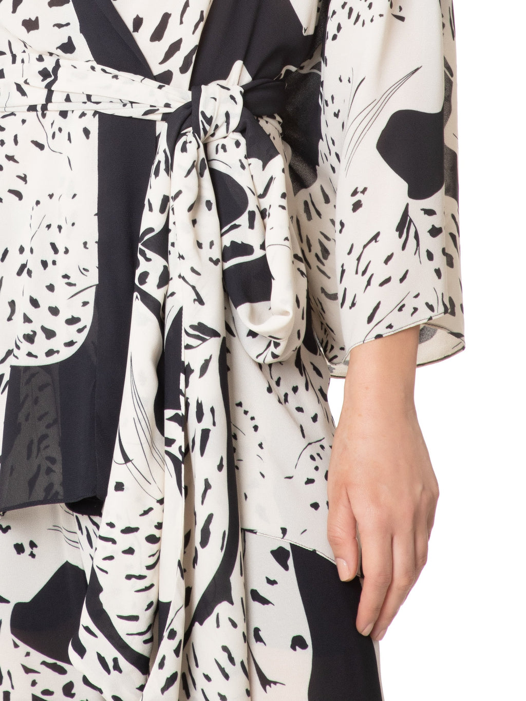 Kimono Animale Lenço Pantera