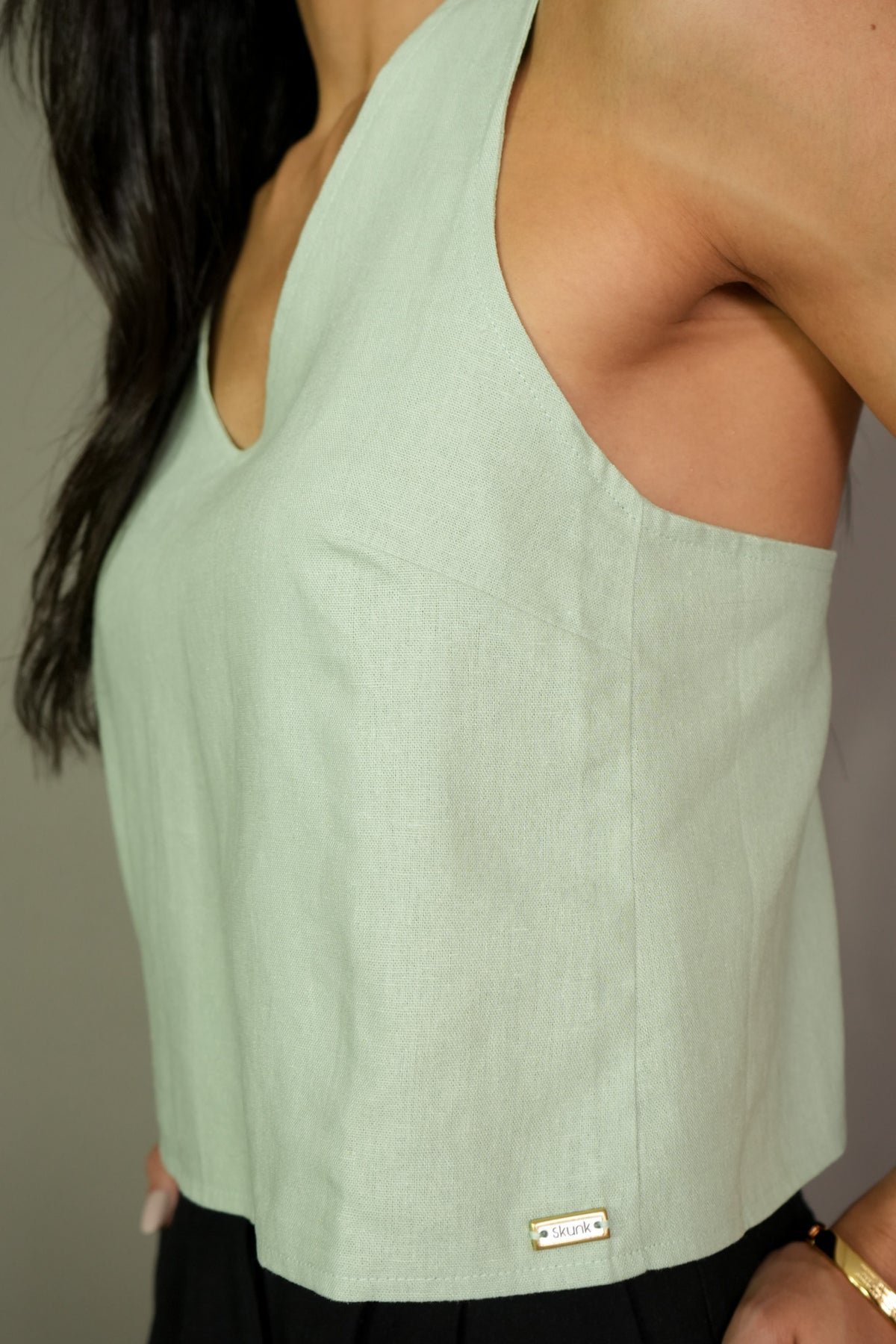 Blusa Skunk Linho Trespasse