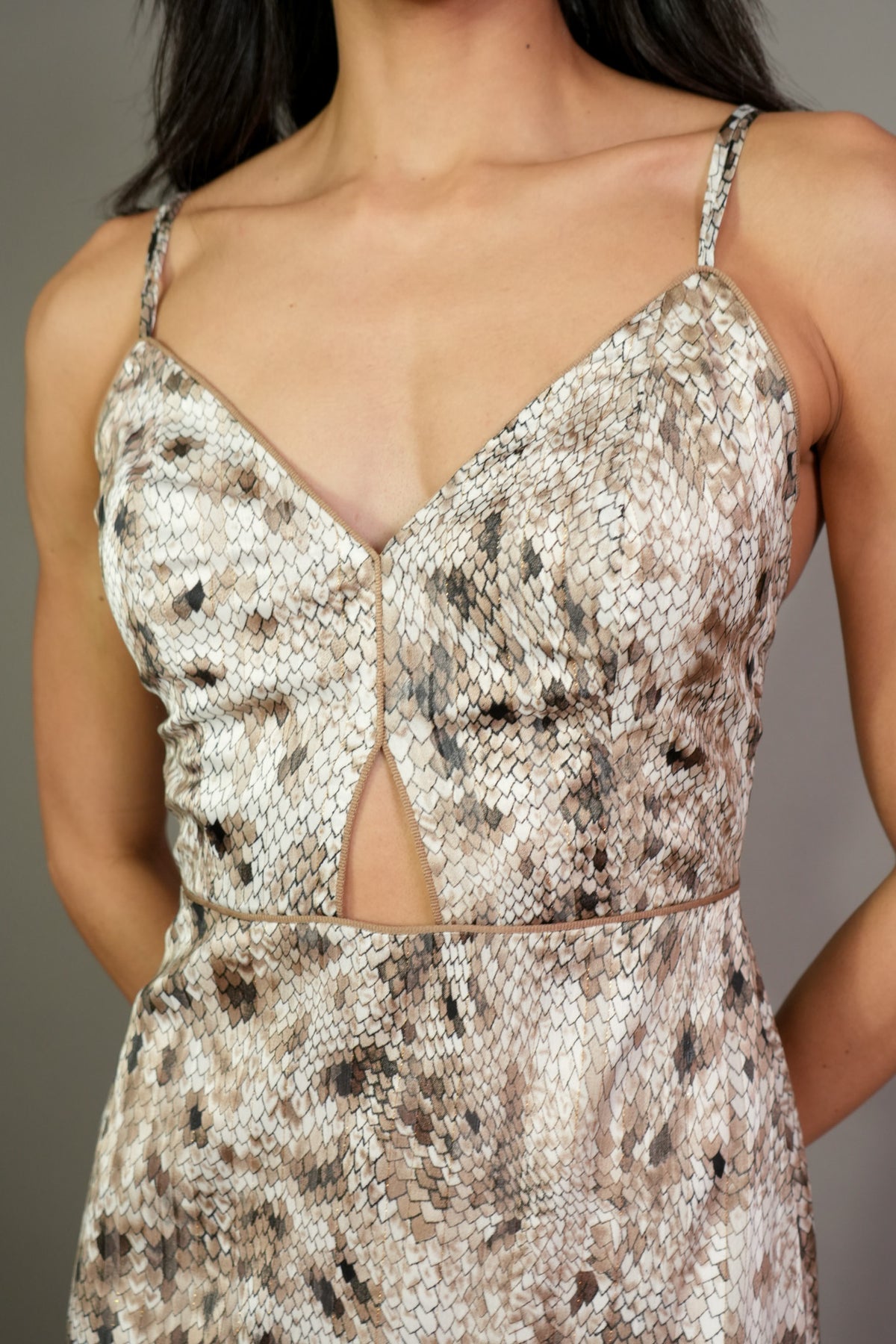 Vestido Skunk Animal Golden