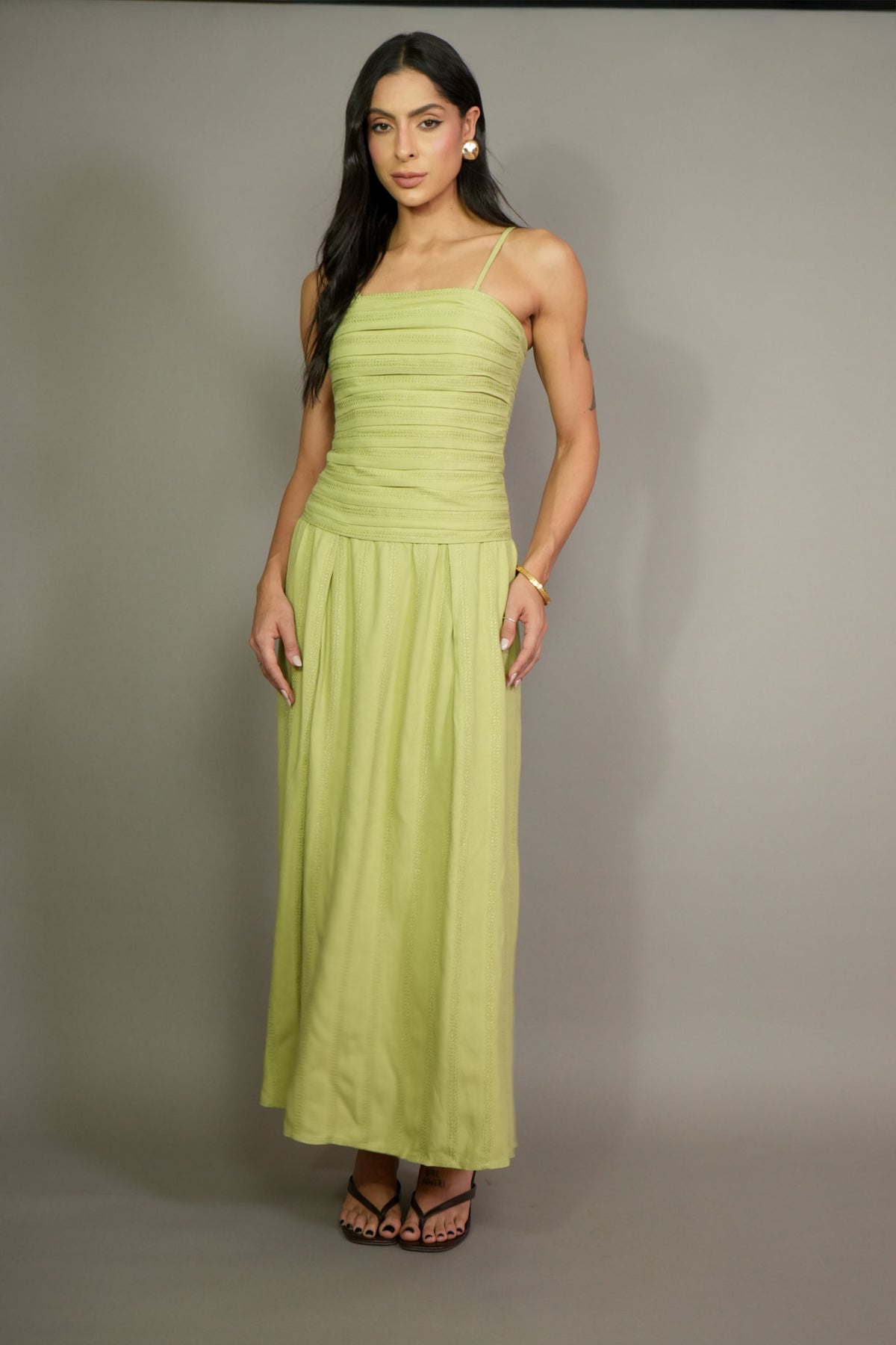 Vestido Skunk Pregas Cote