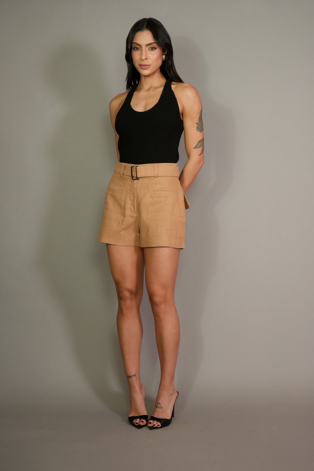 Short Skunk Pespontos Cinto