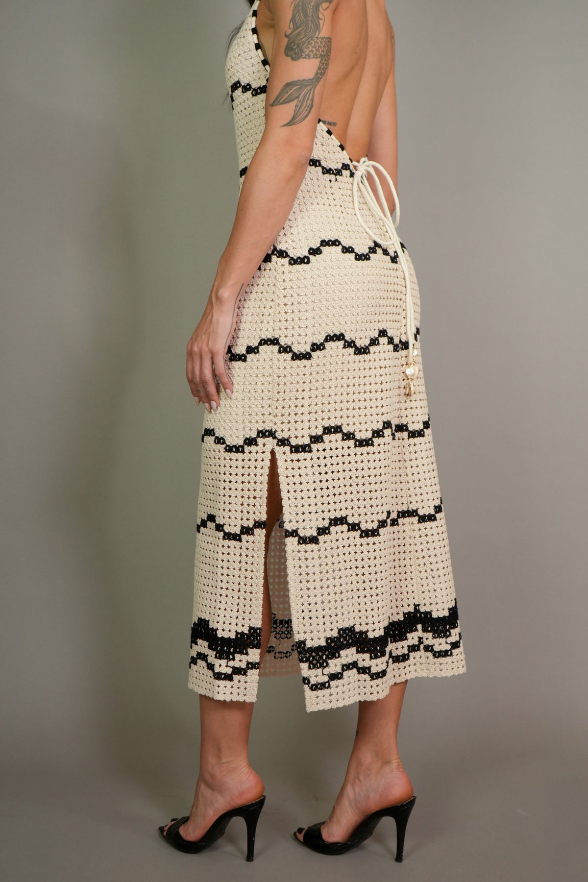 Vestido Skunk Croche Natural
