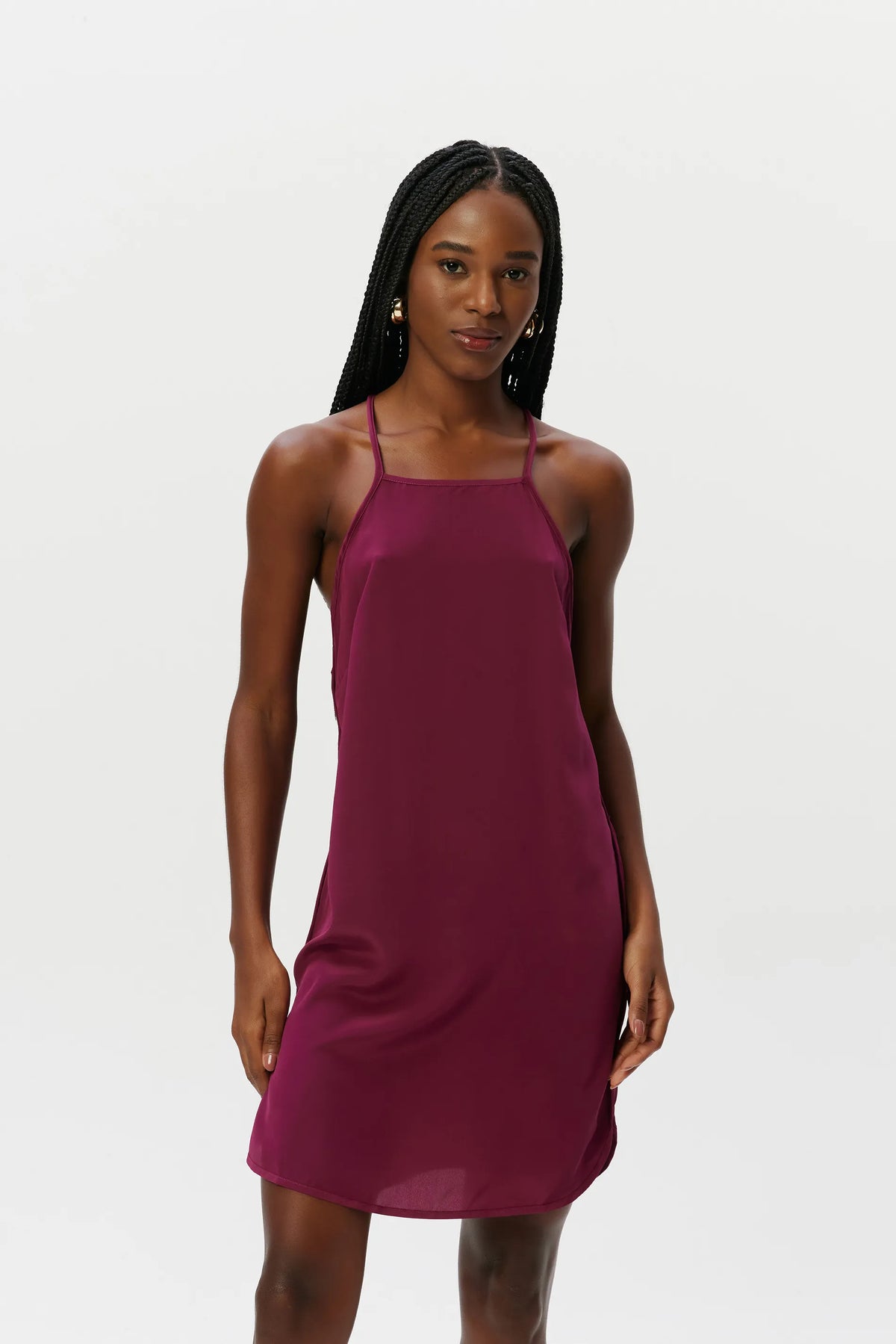 Vestido Animale Curto Seda