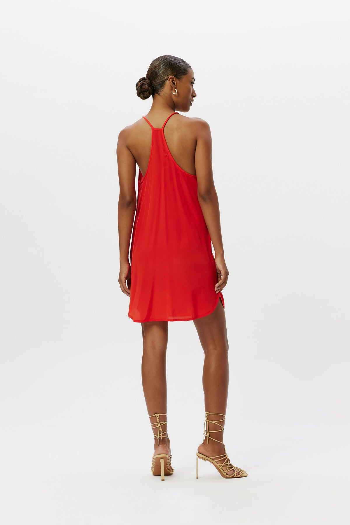 Vestido Animale Curto Seda