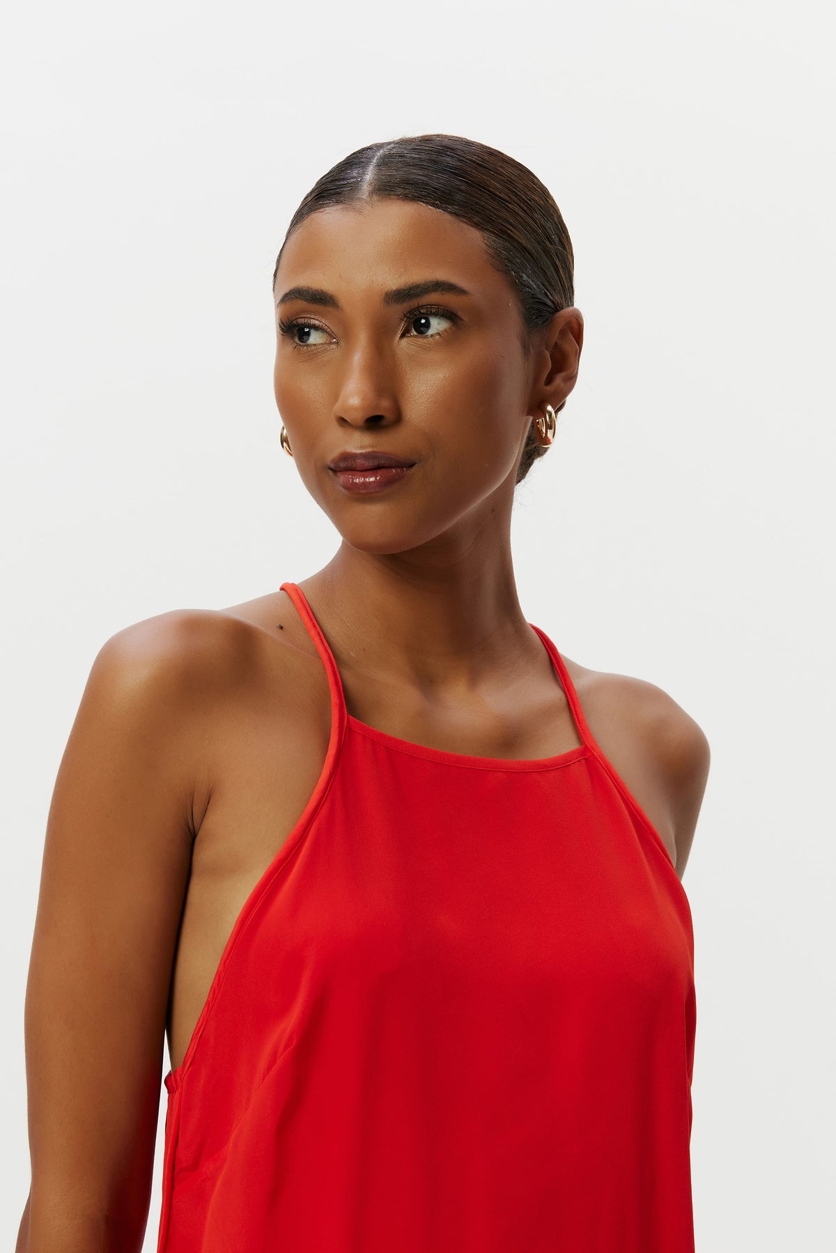 Vestido Animale Curto Seda