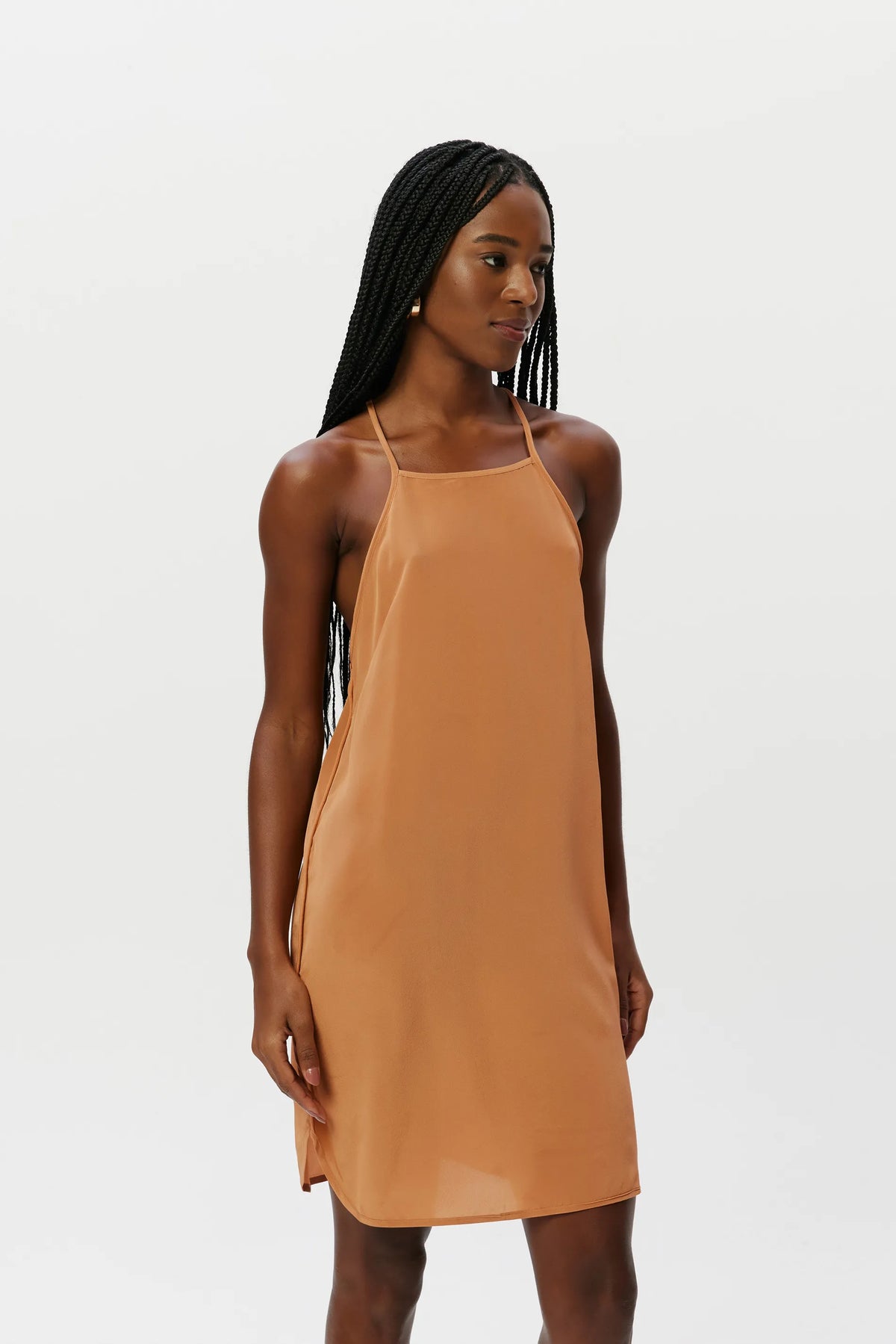 Vestido Animale Curto Seda