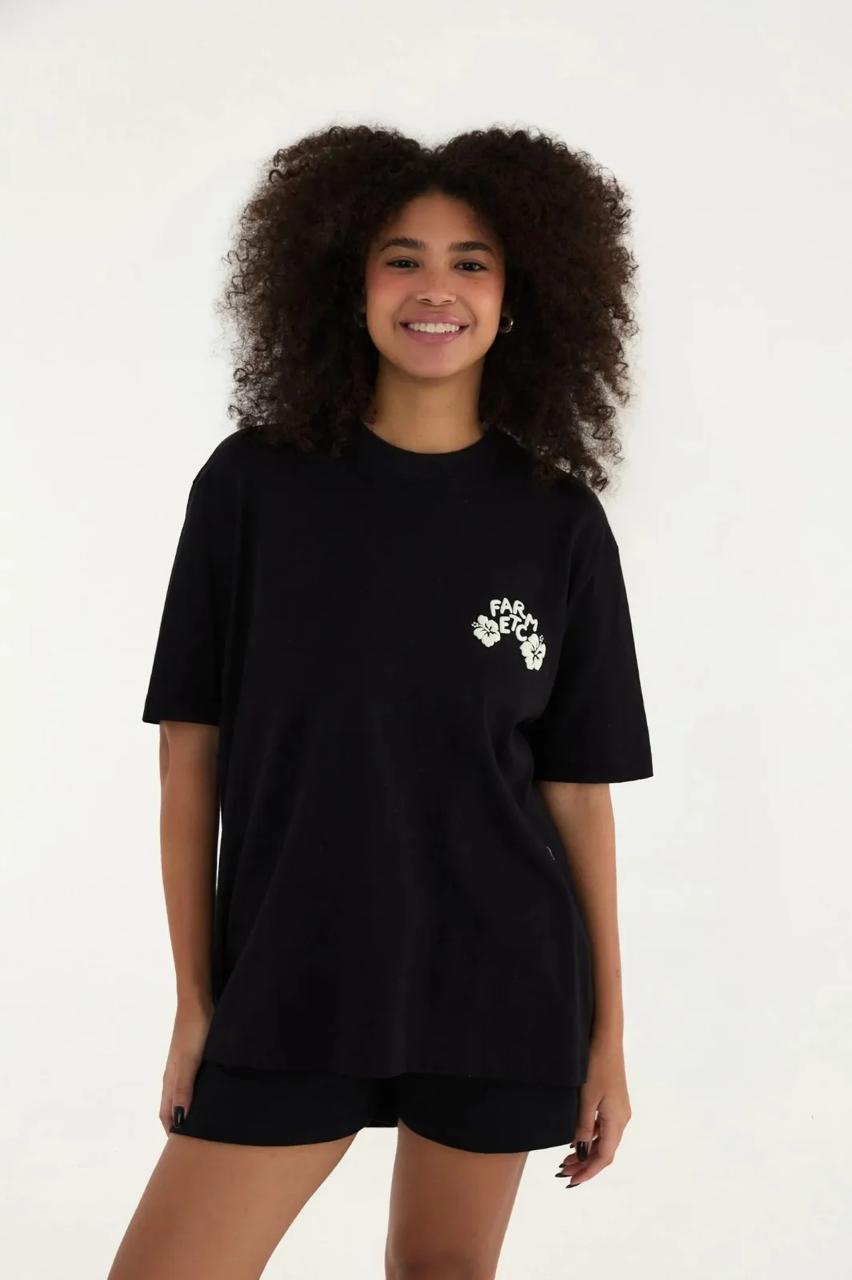 T-shirt Farm Est Floral Etc