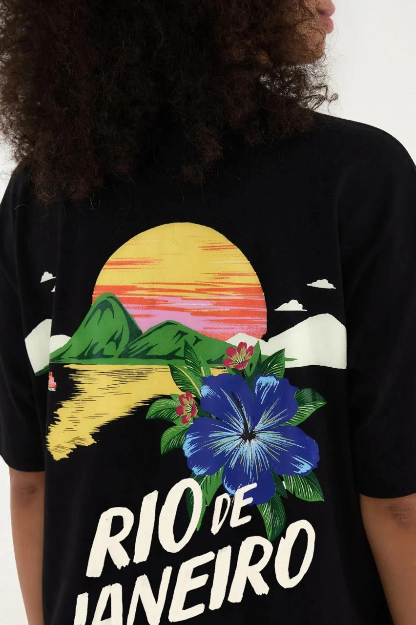 T-shirt Farm Est Floral Etc
