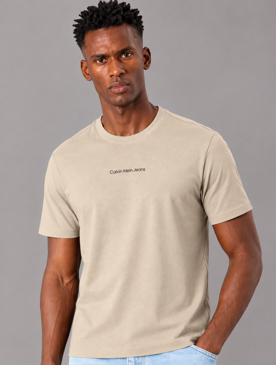 Camiseta Ckj Logo Centralizado Havana
