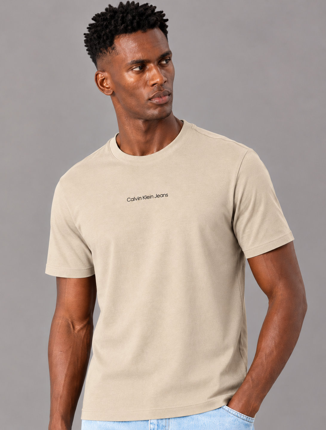 Camiseta Ckj Logo Centralizado Havana