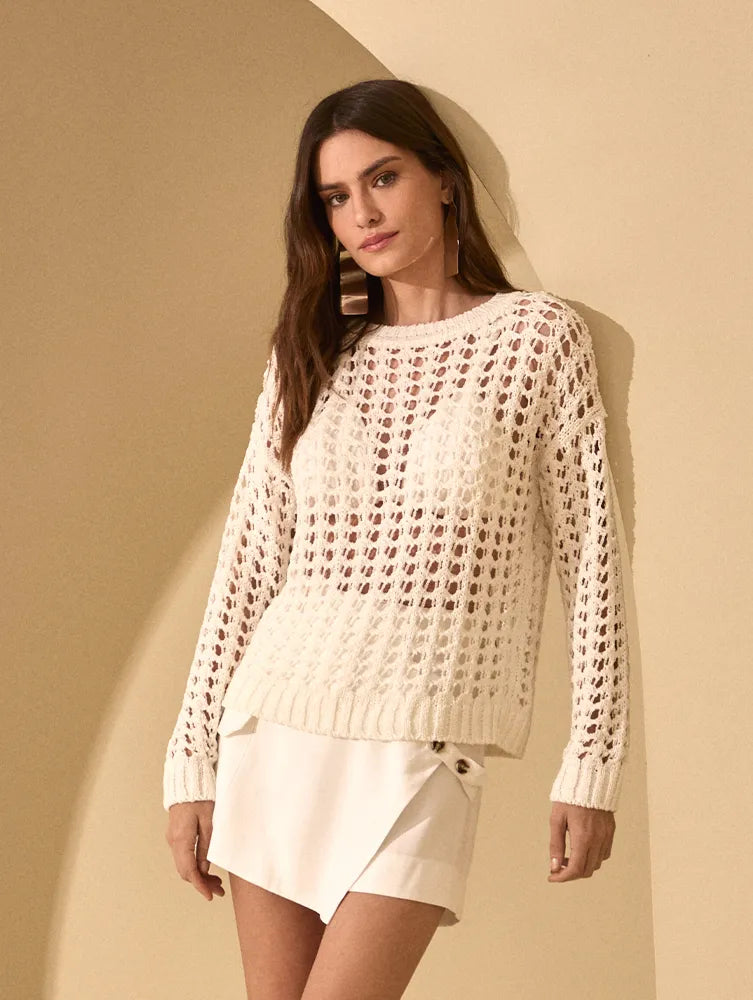 Blusa Skunk Tricot Fitas