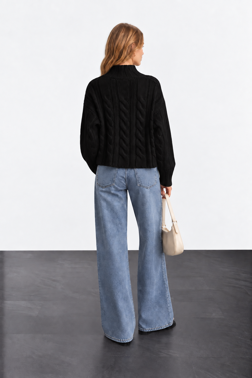Blusa Skunk Tricot Gola Alta