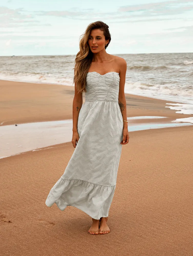 Vestido Skunk Drapeado Geometric