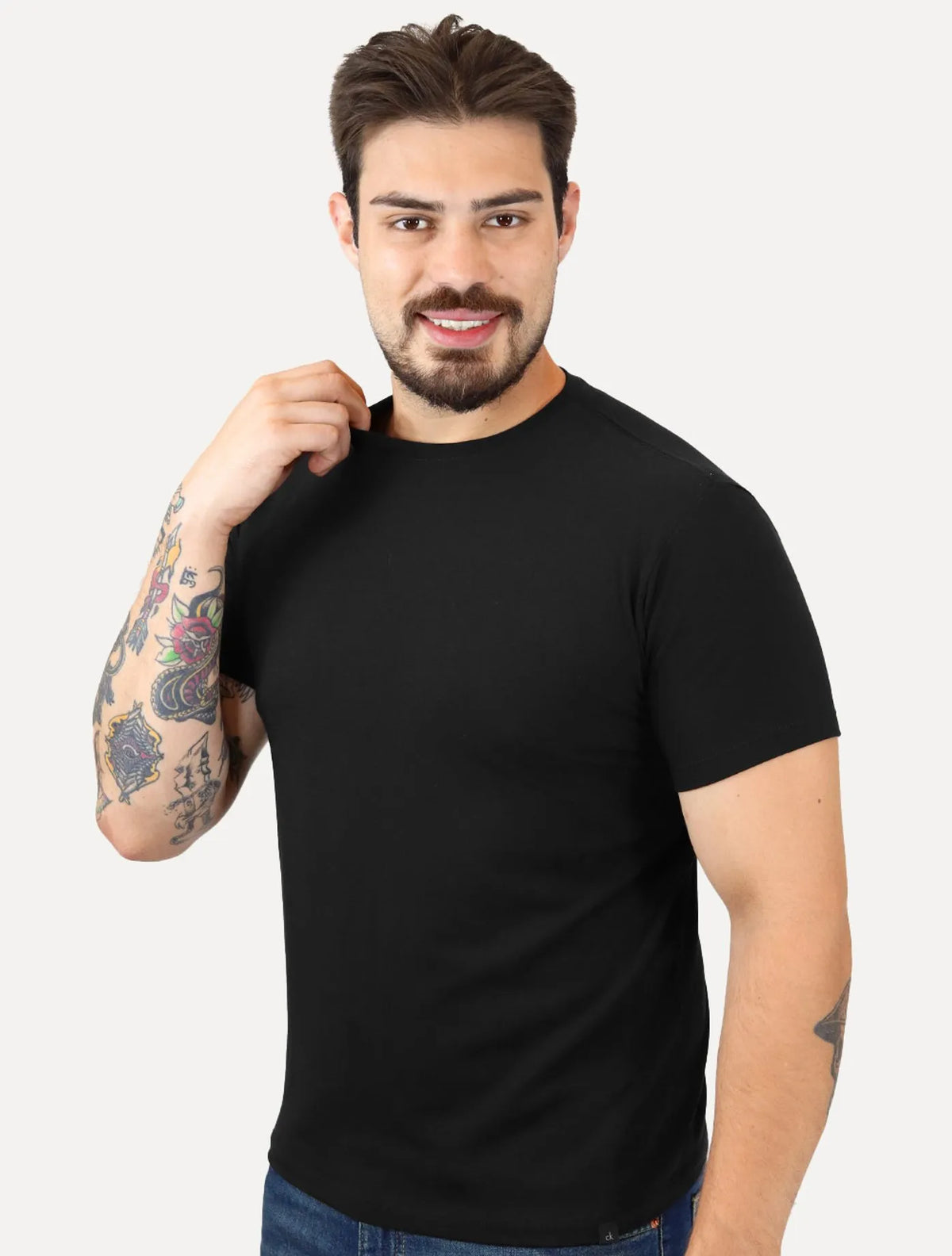 Camiseta CKJ Algodao Cotton Lisa